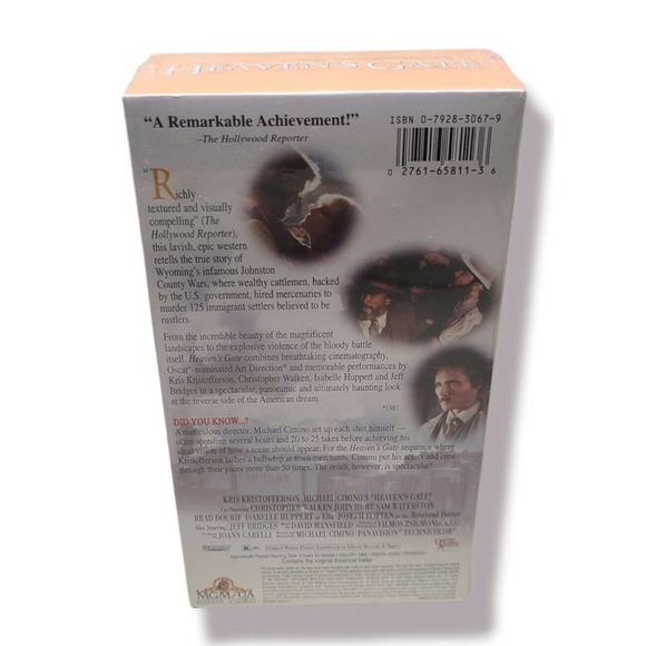 Heavens Gate (VHS, 1996, 2-Tape Set, Screen Epics) - Picture 3 of 5